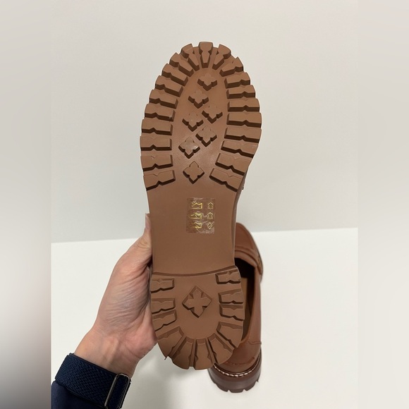 Madewell Corrine Lugsole Loafer in Dried Maple leather size 8 NEW preppy 90s - Picture 10 of 11